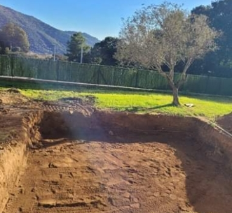 Terrassement pour Piscine Ajaccio Corse